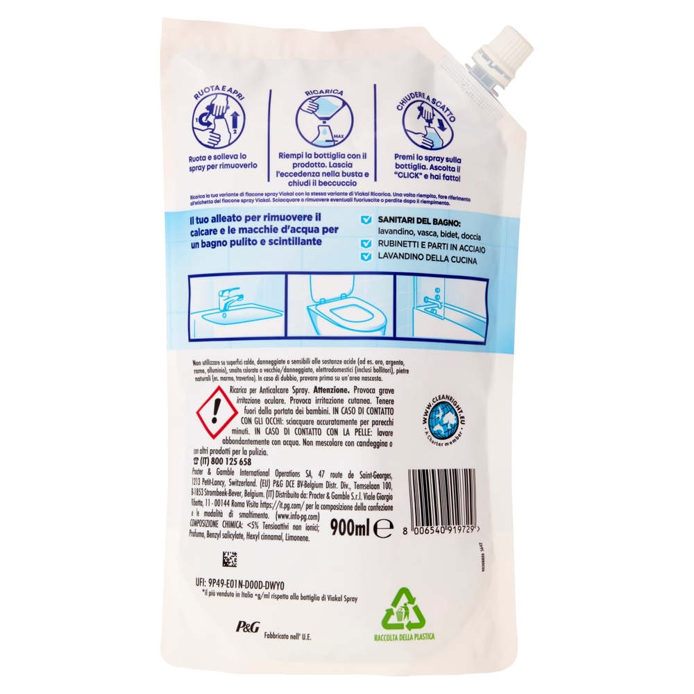 Viakal Classico riCarica 900 ml